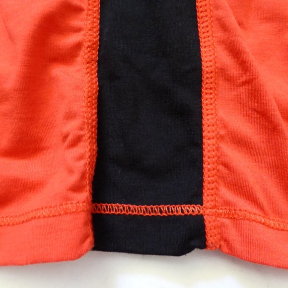 RALPH LAUREN ACTIVE BRAND WOMENS RED BLACK SIDE STRIPE KNIT LONG SLEEVE - LARGE - Picture 4 of 9